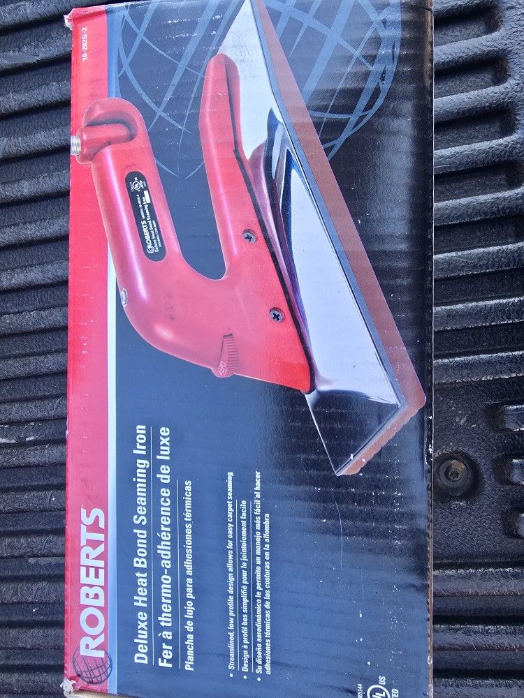 Deluxe Heat Bond Carpet Iron with Non-Stick