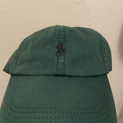 Vintage Green Polo Dad Cap- $30
