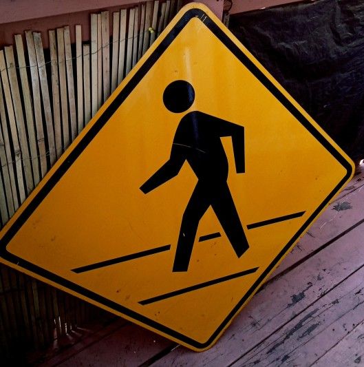 Unicor Pedestrian Crossing Sign