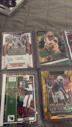 Have this lot of  5  football  letting it go for $ 6.00 bucks
