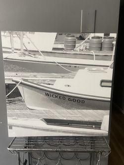 Canvas Wall Picture Of Boat