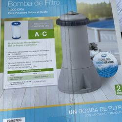 Intex cartridge filter pump, new in box