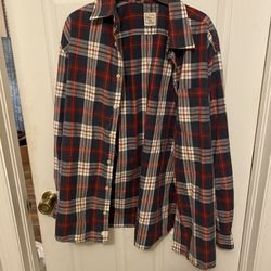 Mens plaid  Flannel Shirt Size XL