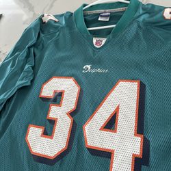 Dolphin Reebok Ricky Williams Classic Football Jersey