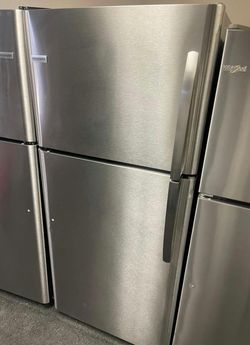 Stainless Steel Frigidaire Top Freezer Fridge
