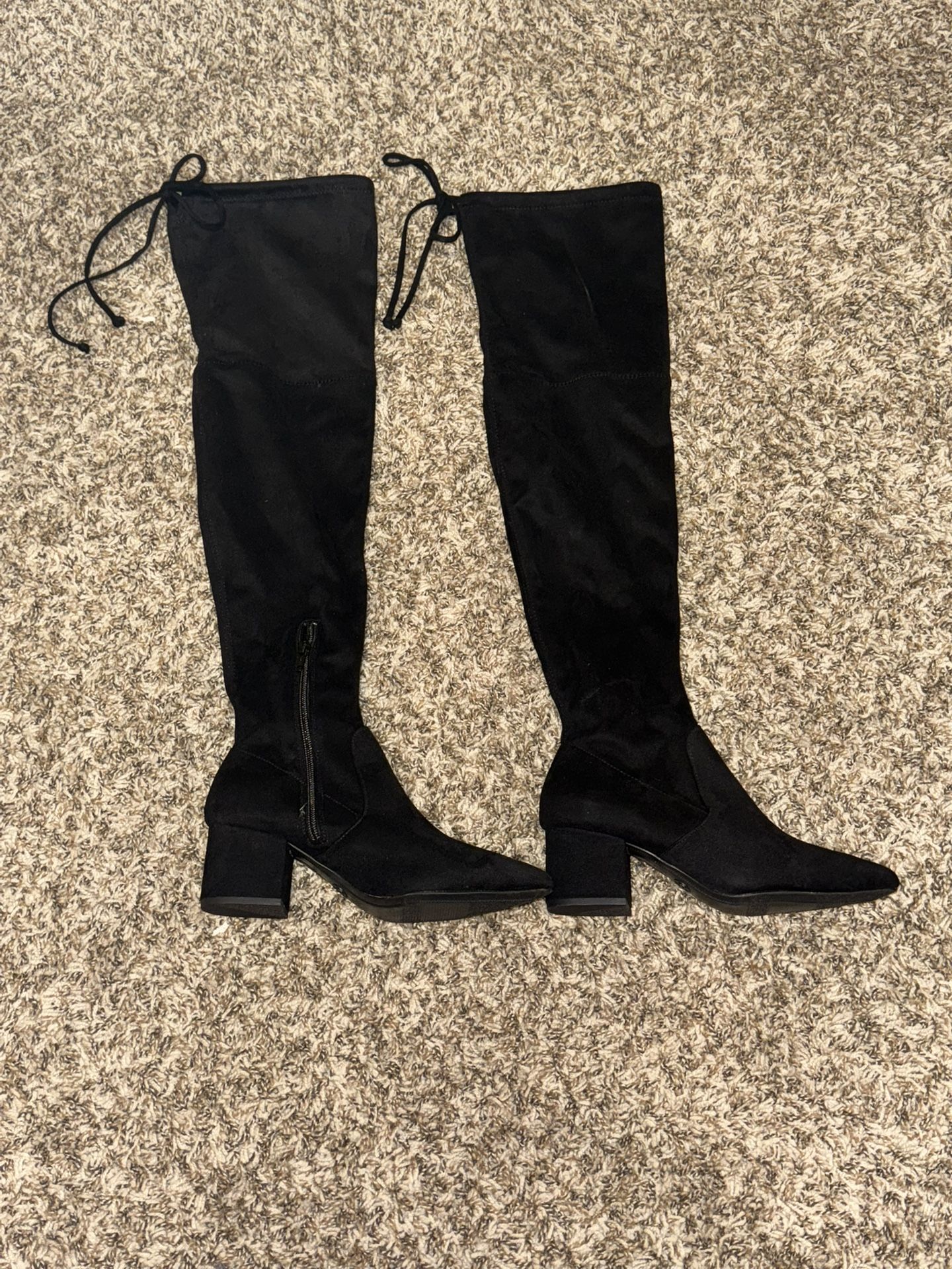 A New Day Black Over-the-Knee Boots size 6.5