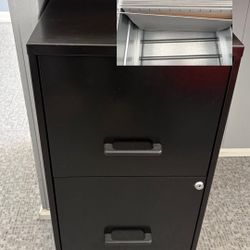 Black File Cabinet 