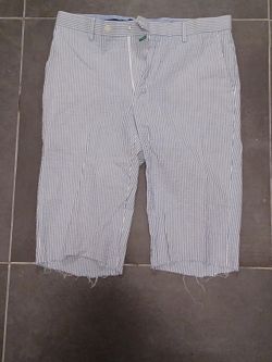 Boys Shorts Hope and Henry Blue White Striped Shorts Blue, Red,white 32w 32l