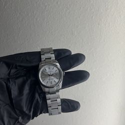 36mm Steel Oyster W/traveling Pouch