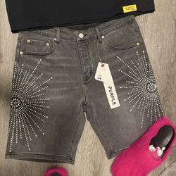 Purple Jean Shorts / Jorts