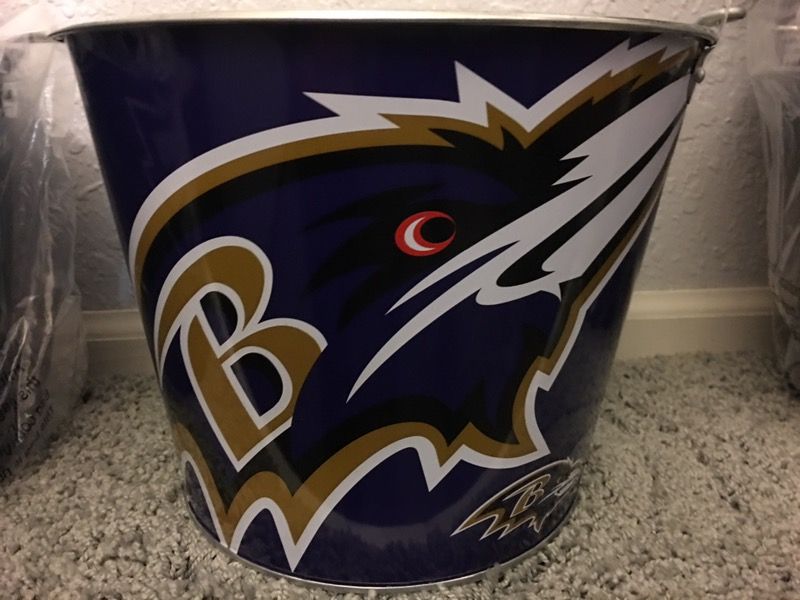 Baltimore ravens beer bucket