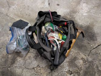 Bag of misc tools