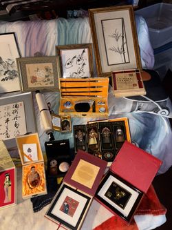 Chinese Art Lot….. All Original Artwork.. Wonderful Chinese Collection