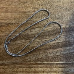 20” Rolo Necklace Silver 