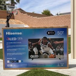 50” Hisense smart 4k Qled hdr tv