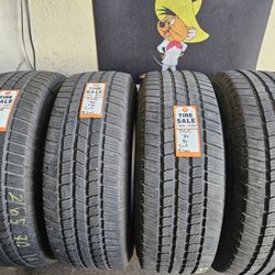 265/70/16 Michelin Tires (4)