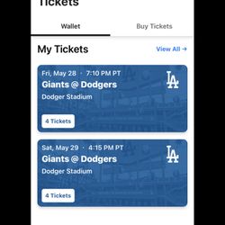 Dodgers Tickets Vs Giants Friday Reserve