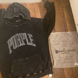 Purple Brand Oversized Hoodie Men