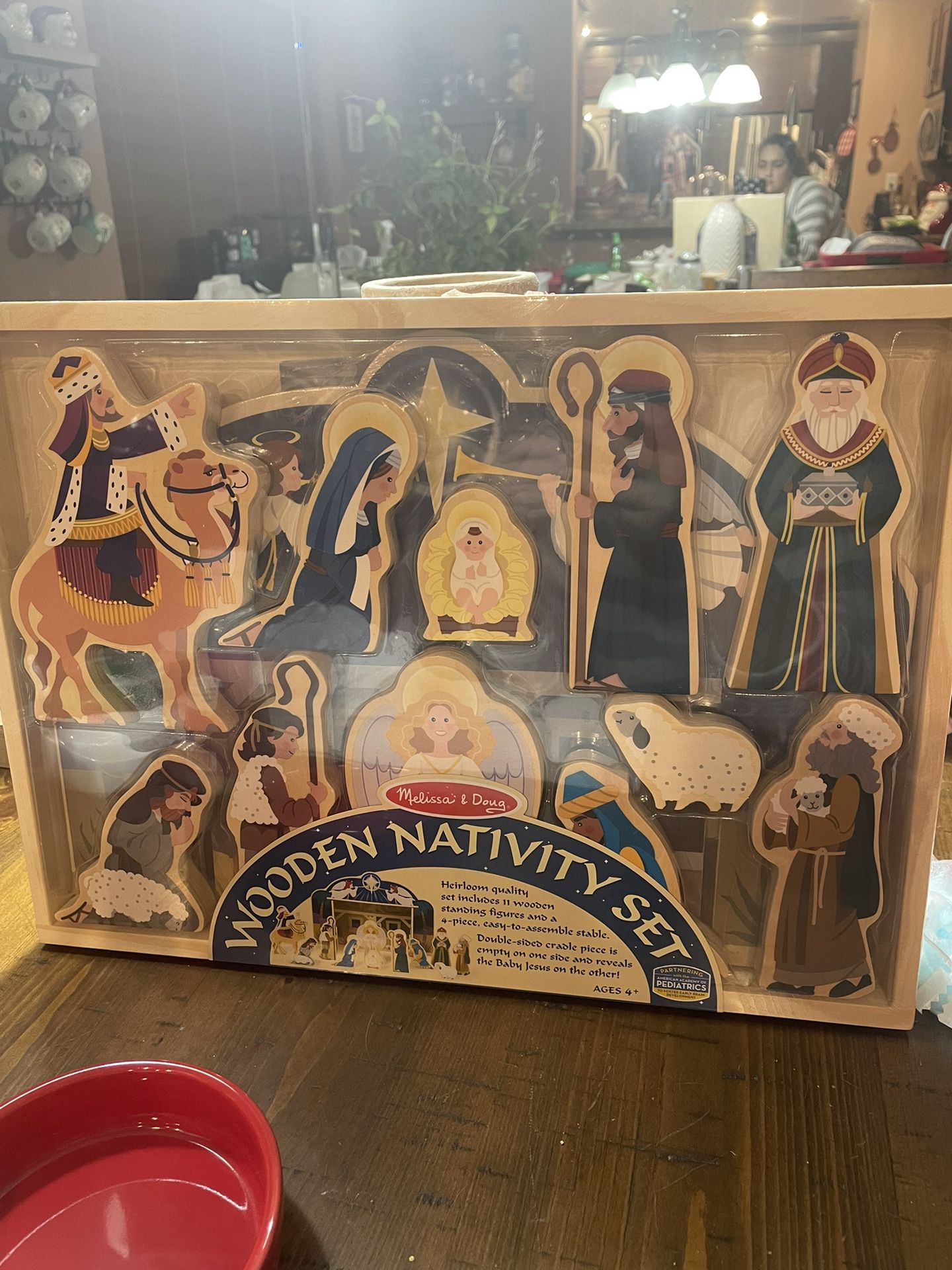 Wooden Nativity Set Perfect For Christmas 