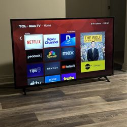 55” TCL Roku TV