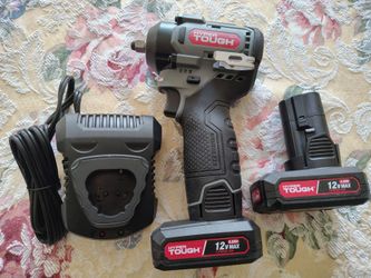 New! Hyper Tough 12v 3/8 impact driver 4ah & 6ah batteries charge included