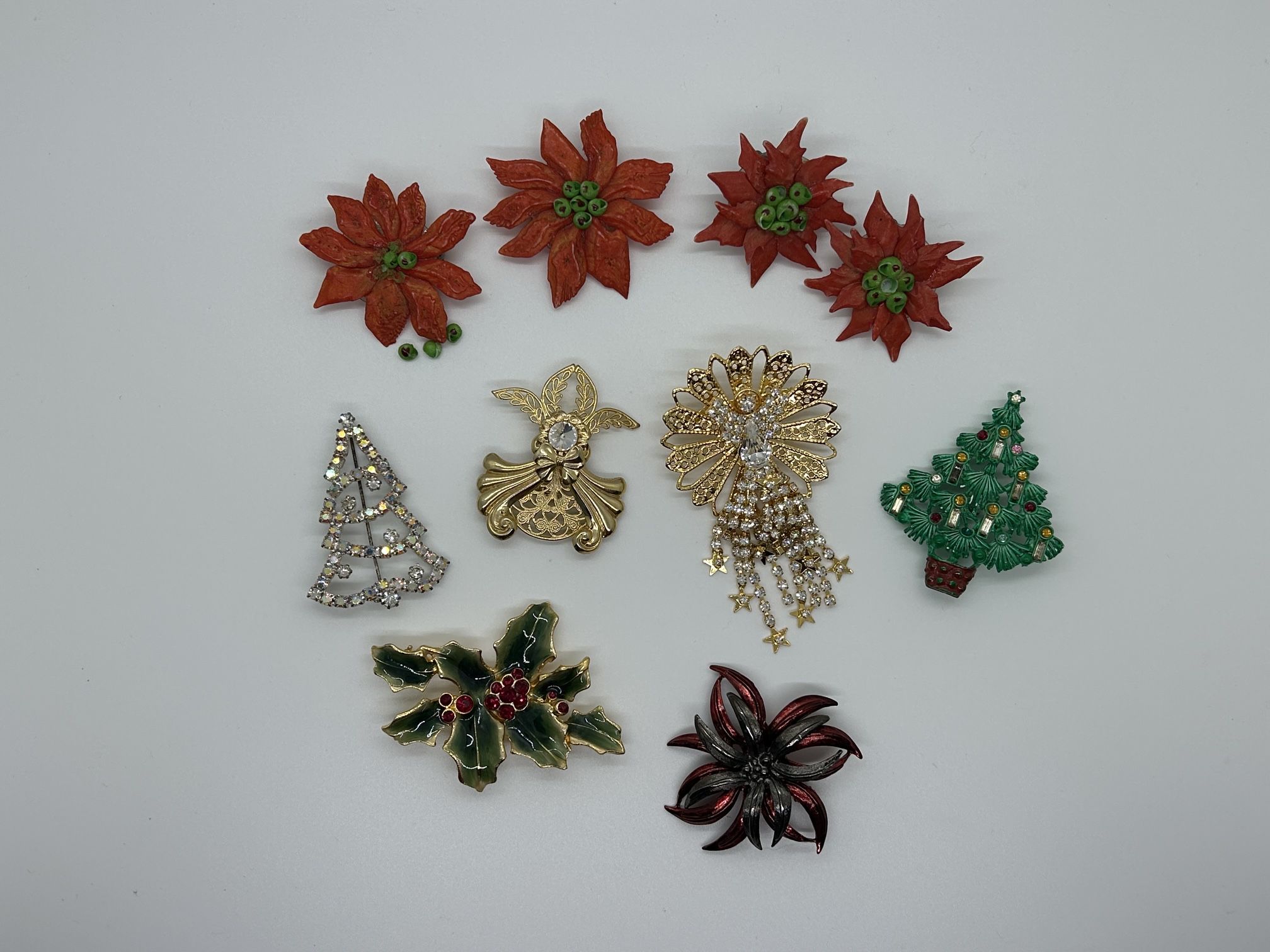 Vintage Christmas Brooches