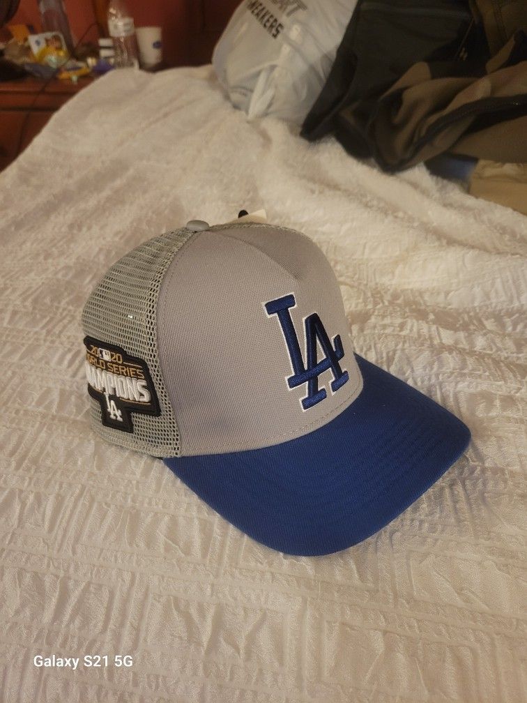 Los Angeles Dodgers 2020 World Series Champions Hat * Pro Standard Luxury ...