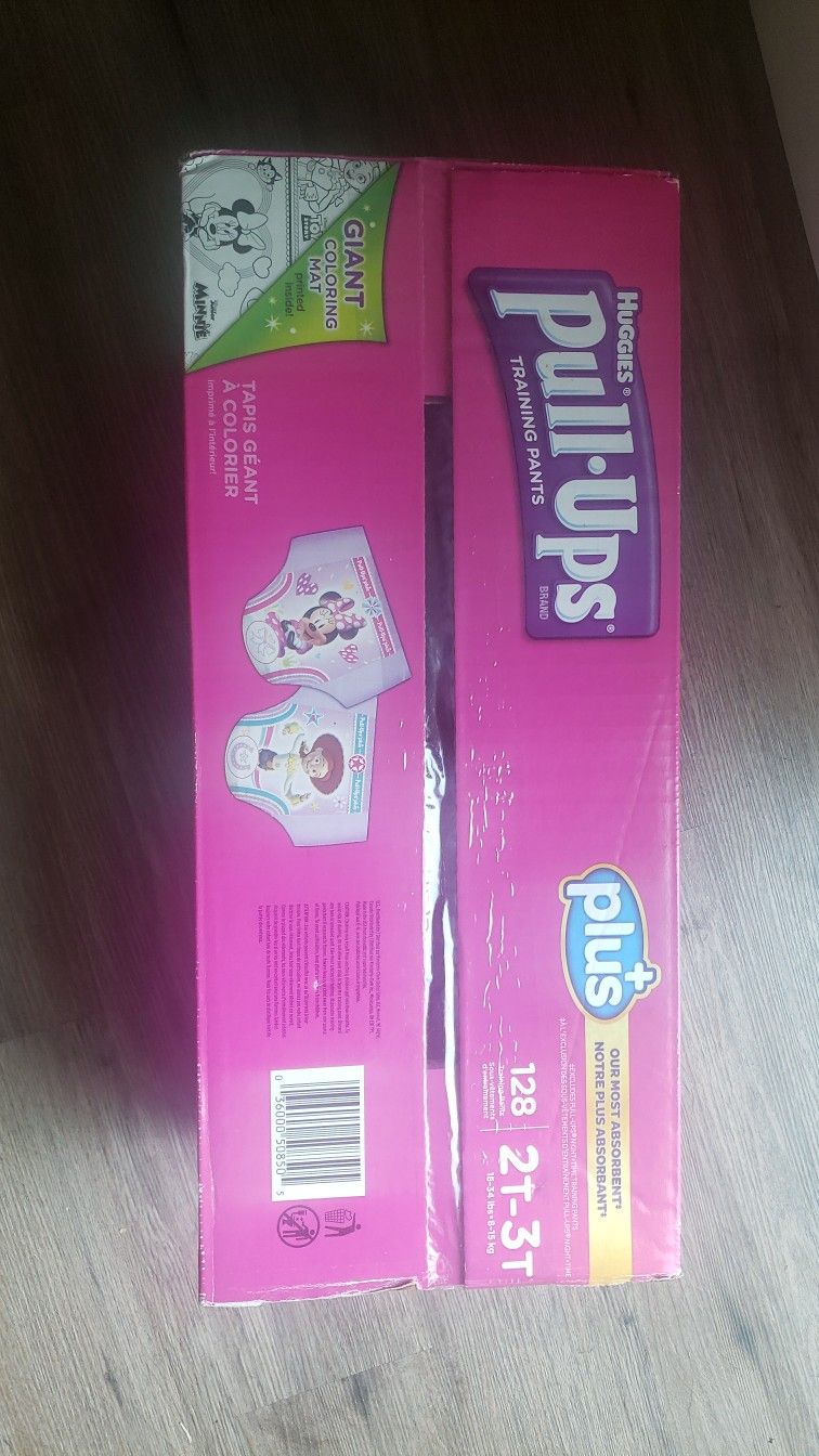 Unopened Potty Training Pull Ups Size 2t-3t