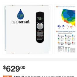 Ecosmart Eco 27 Tankless Water Heater
