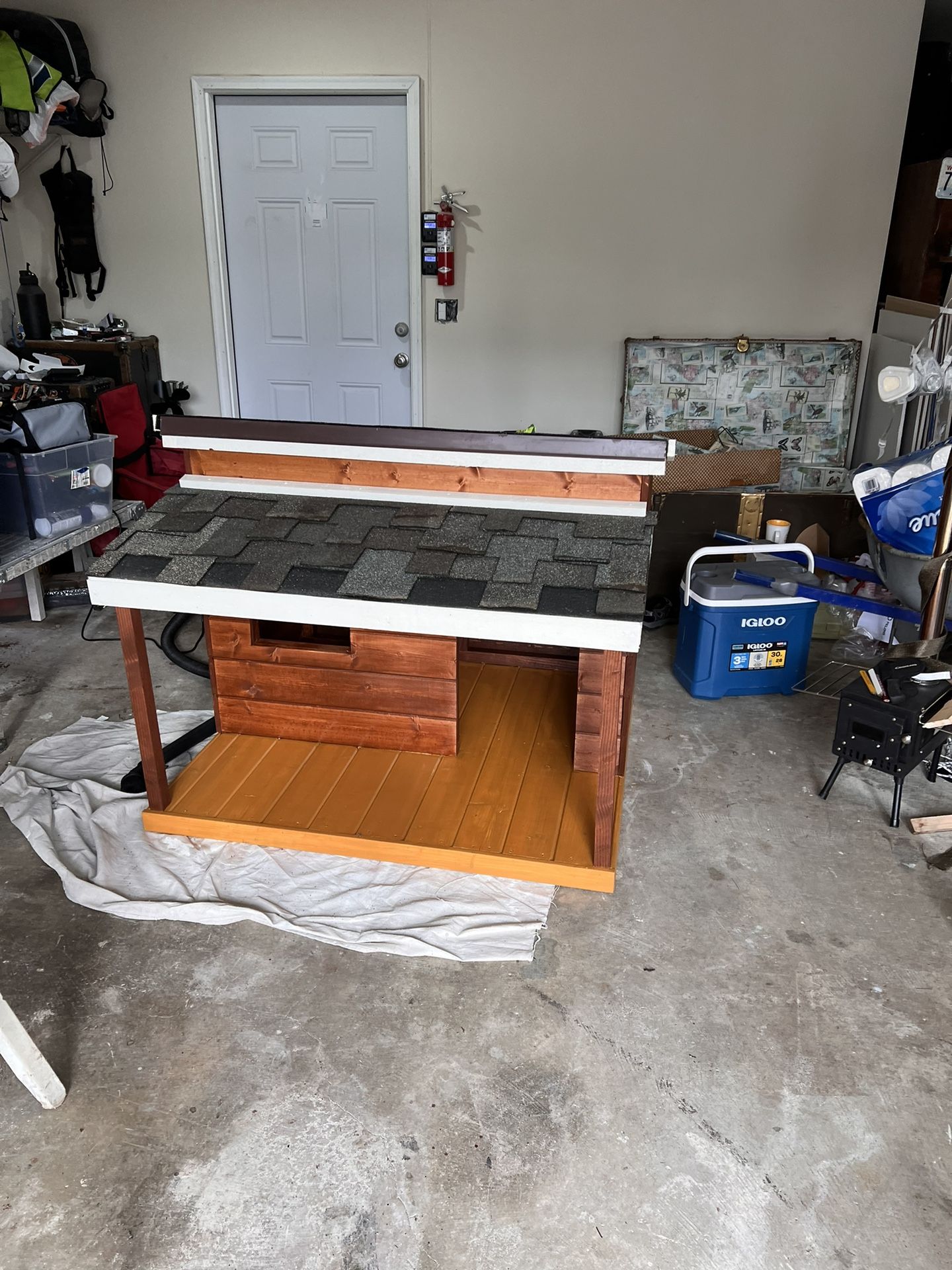 Home Made Heavy Duty Weather Resistant Dog House