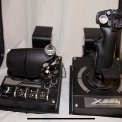 X56 HOTAS with Desk Mounts