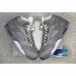 Jordan 5 Wolf Grey 6 Youth