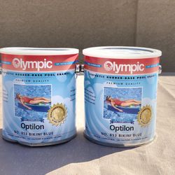 Olympic Pool Paint - Optilon - Bikini Blue - 2 Gallons - Synthetic rubber