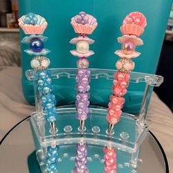 Mermaid Seashell Beaded Decorative Pens
