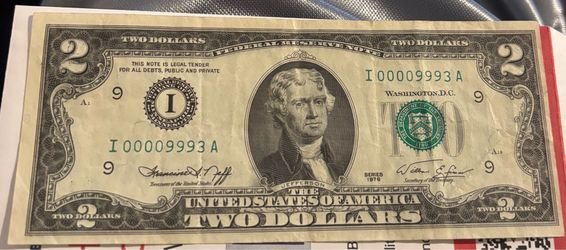 1976 2 dollar bill