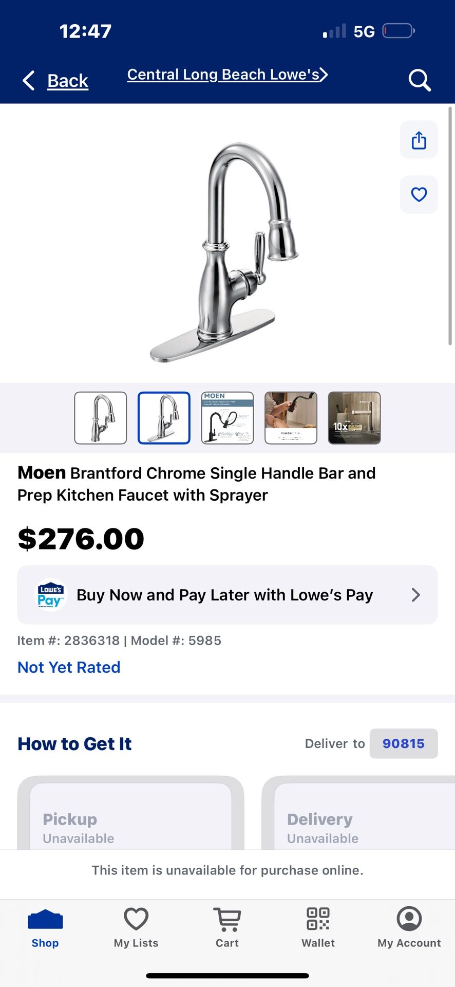 Moen Kitchen Faucet