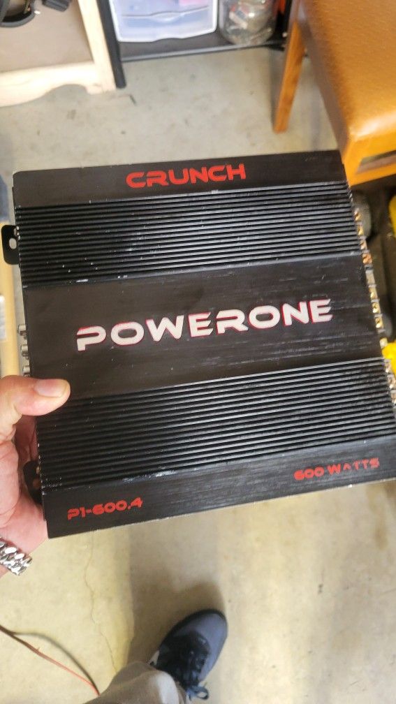 Crunch Amplifier 600.4 Watts 4 Channel