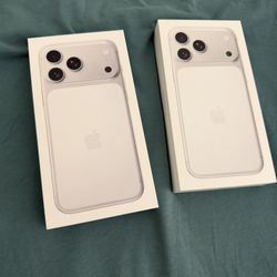 New iPhone 17 Pro Max Silver Or 17 Pro Silver Unlocked Sealed Box  