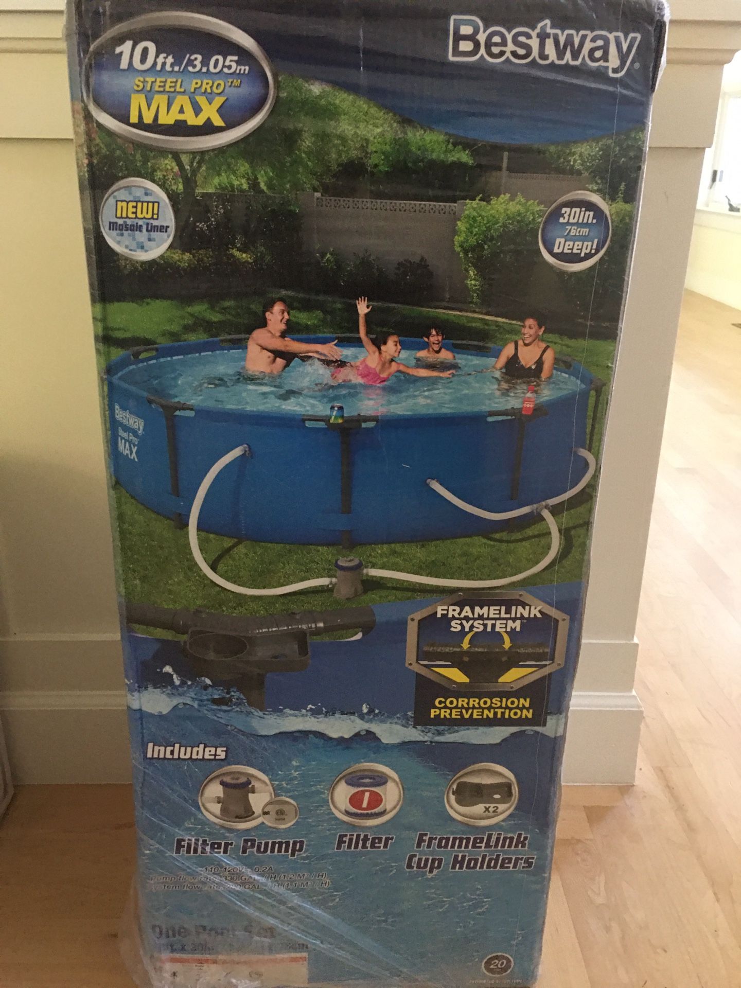 NEW Bestway Steel Pro Max 10’ x 30” Swimming Pool