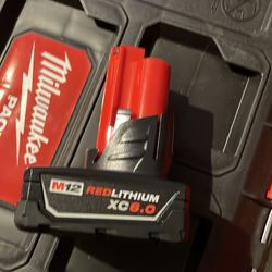 Milwaukee m12 red lithium XC 6.0 battery