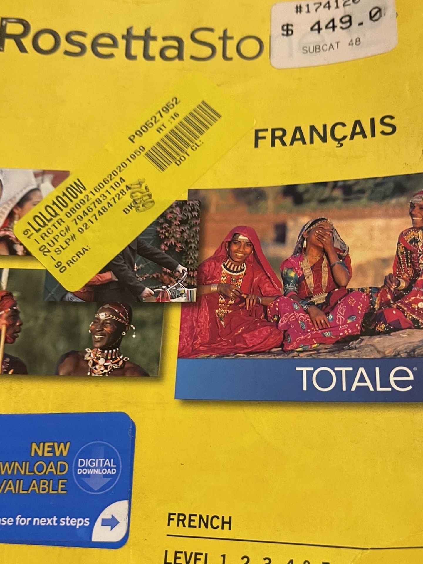 Rosetta Stone French Level 1-5