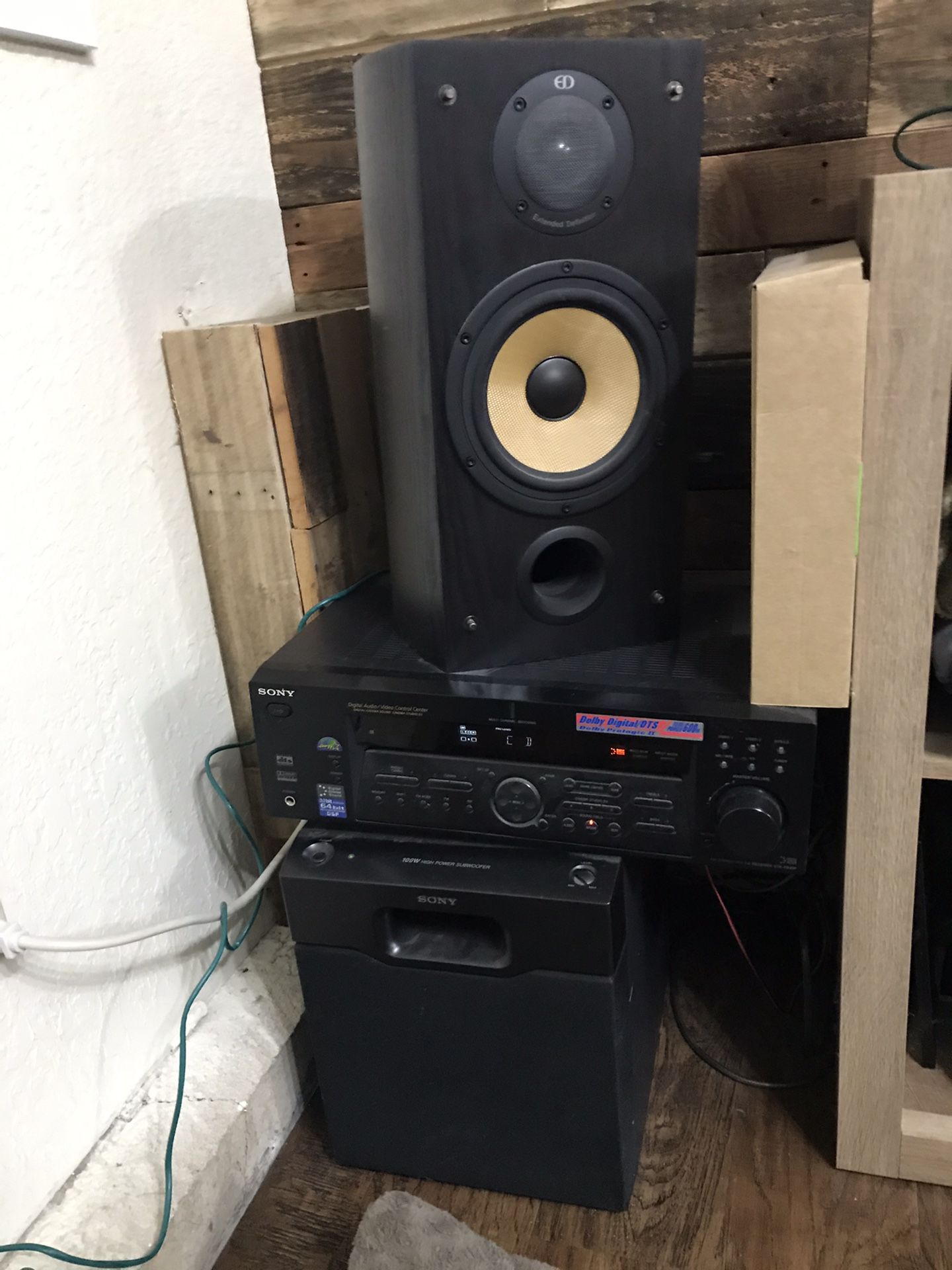 Sony bookshelf speaker sound system