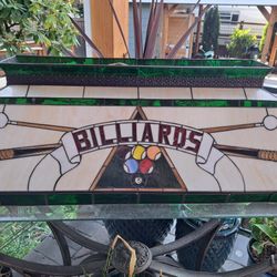 Stained Glass Billiard Light