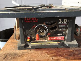 Craftman 3.0 Tablesaw