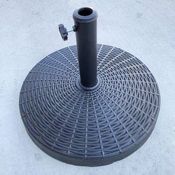 (Brand New) $40 Heavy Umbrella Base 20 Inches Round 55lbs Patio Stand Outdoor Garden Market 
