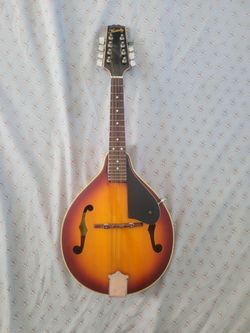 Kentucky KM-160 A-Style Mandolin w/ Original Tailpiece – Great Condition