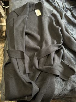 Long Cardigan With Belt 