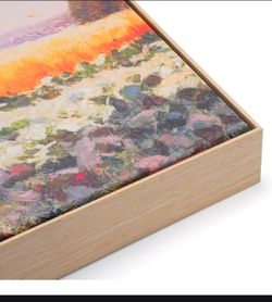 Canvas Floating Frame for 30x40 Abstract Art-wood
