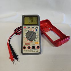 Craftsman 82028 Digital Auto-Ranging Multimeter Voltmeter AC DC Tester with Leads 811248-1