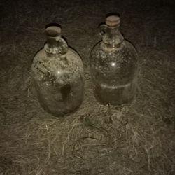  Antique Glass Bottles